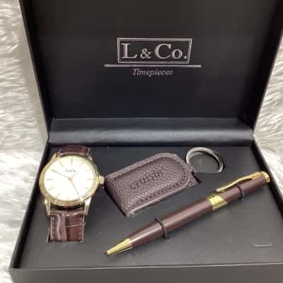  Mens L & Co timepiece watch set