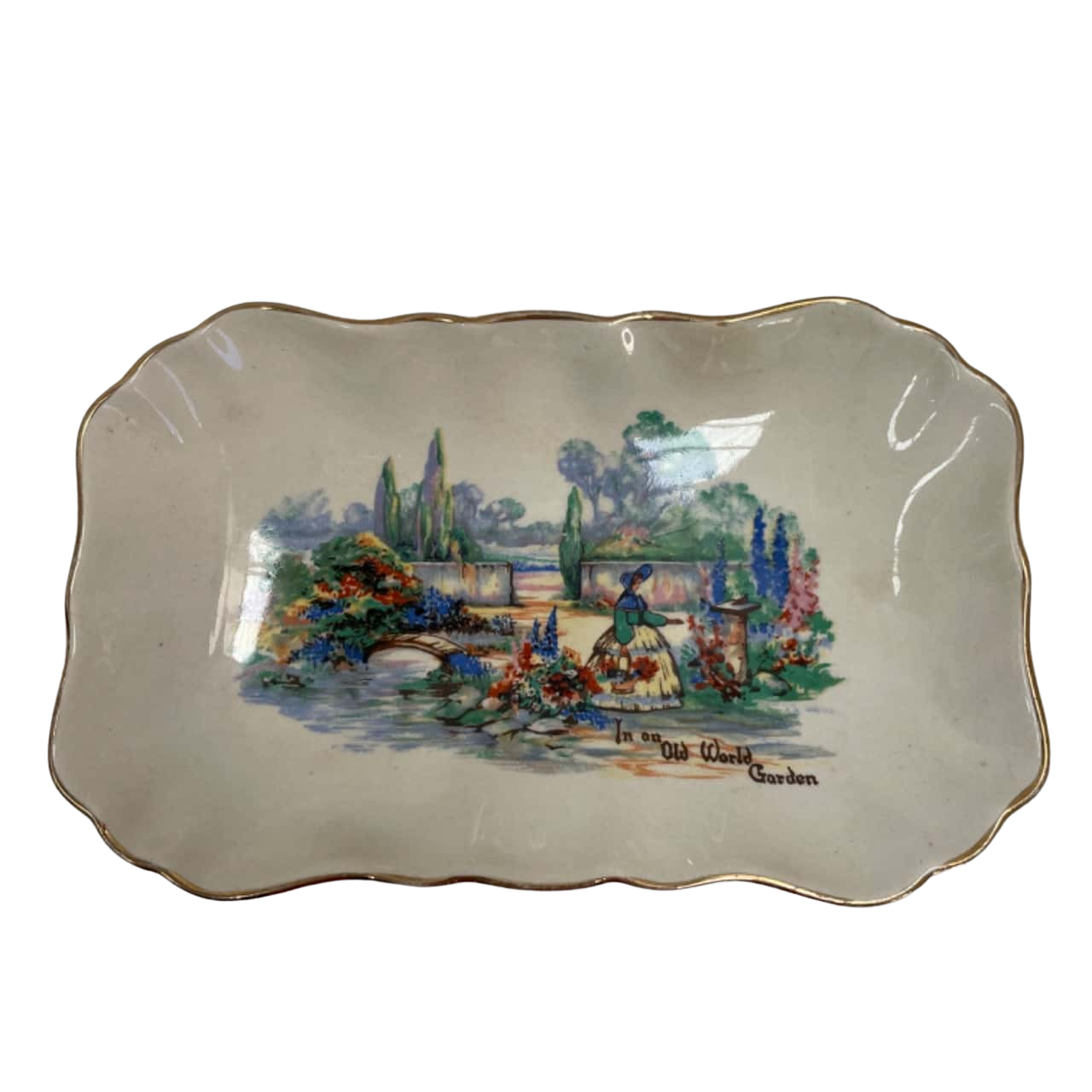Vintage Porcelain Dish. Sandland Ware, England.(s)