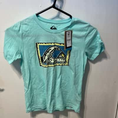 Quiksilver Kids  Size 7 T-Shirt Black  / Blue / Brown / White 