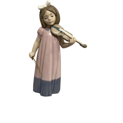 Nao by Lladro - Girl with Violin. 