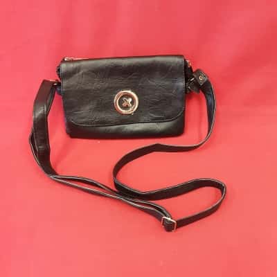 Mimco * BALI* Womens Black  Adjustable Crossbody Bag