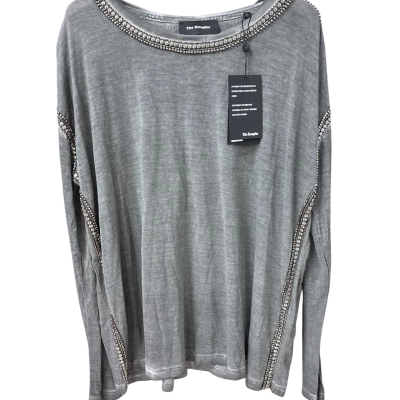 The Kooples Womens Size 1 Long Sleeve Top Grey 