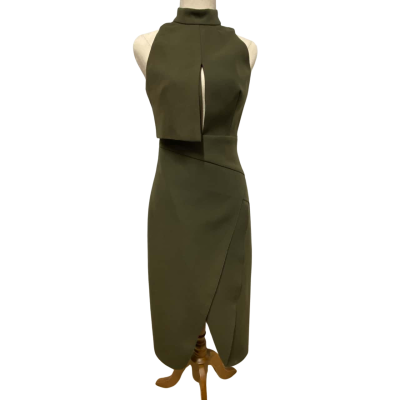 C/MEO Collective Womens Size XS Green Fall Back Dress