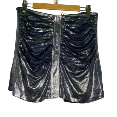 Diesel Womens  Size S Mini Skirt Grey / Silver 
