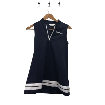 Palm Angels Womens  Size 10 Sleeveless Top Navy Blue 