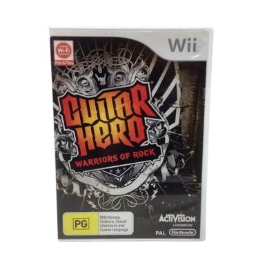 Nintendo Wii Guitar Hero Warriors of Rock