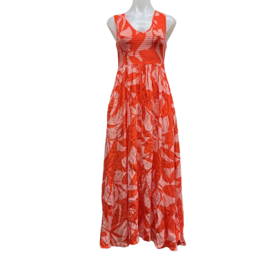 Mister Zimi Womens Size 8 Casual Dress Orange / Peach 