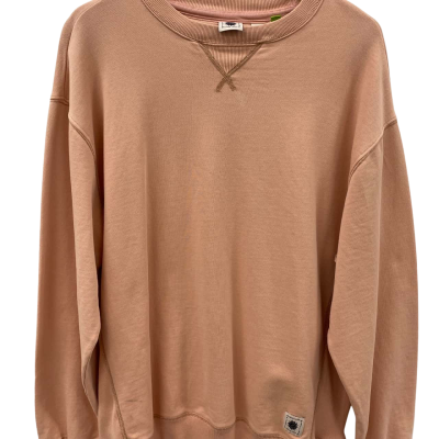 Quicksilver Mens  Size L Crew Neck Jumper / Pullover / Sweatshirt Peach 