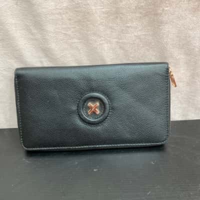 Mimco Mim-Mazing Black Leather Wallet 