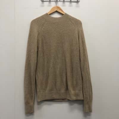 Uniqlo Mens  Size M Cardigan Beige 