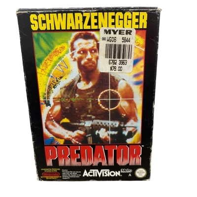 Predator Nintendo Entertainment System cartridge - 1987
