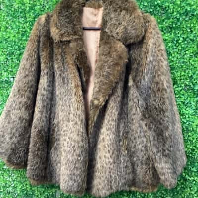 Nathan J   Size 10 Faux fur jacket