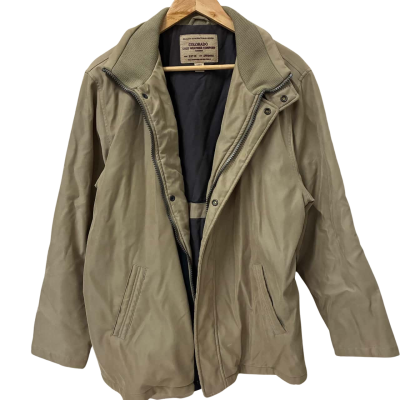 Colorado Mens Front Zipper/ Winter Coat in Light Beige 