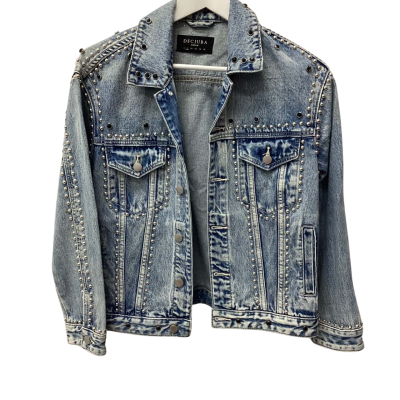 Decjuba Womens  Size 8 Denim Jacket Blue 