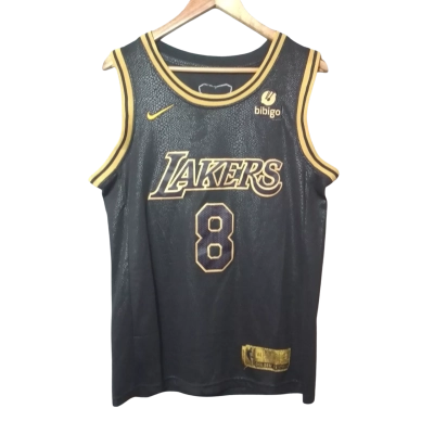 Nike NBA Size M LA Lakers 8 Kobe Bryant Black Jersey 