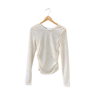 Sabo Size 8 Long Sleeve Top Cream 