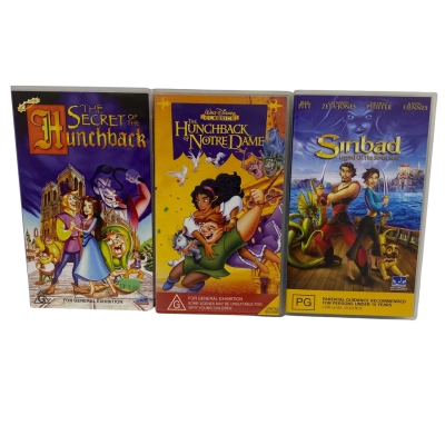 VHS Collection Retro Stories Collections SET of 3