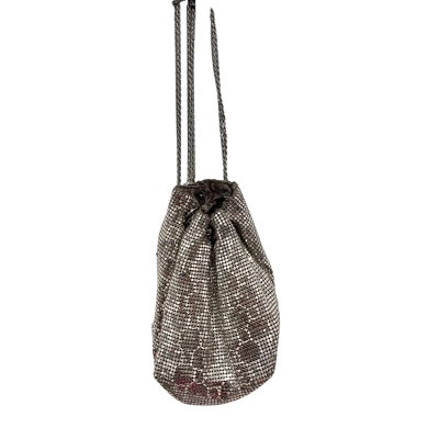 Oroton Womens Evening Bag / Handbag Silver 