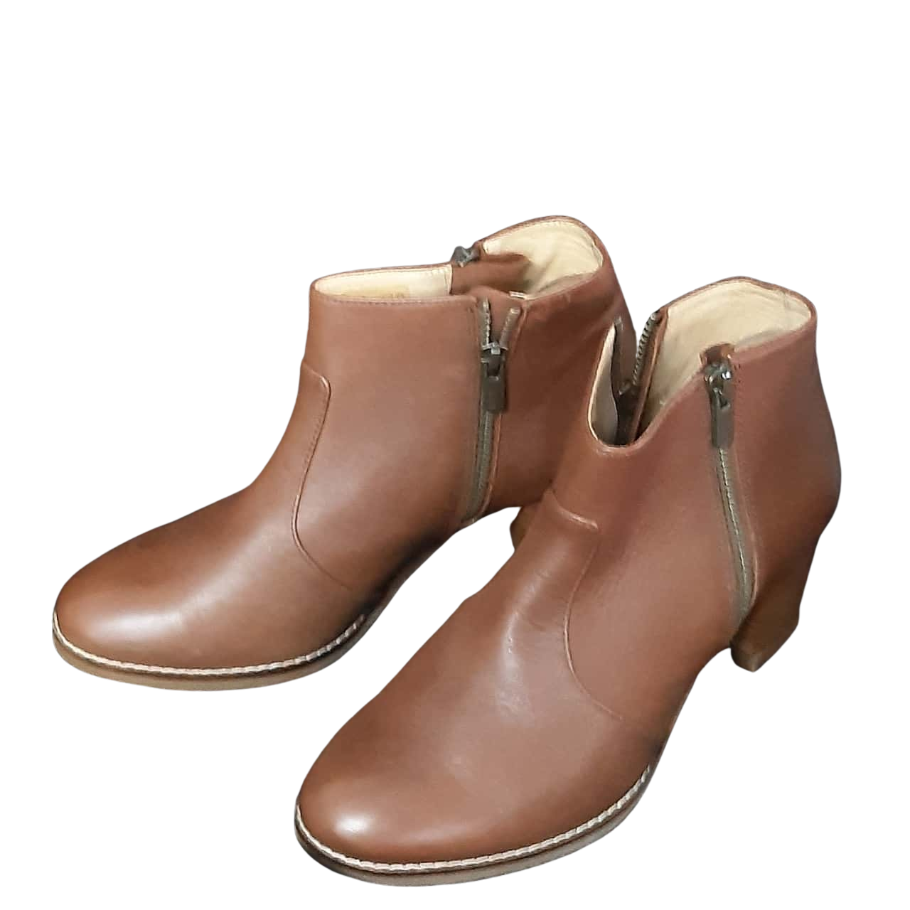 Ziera Womens Size 39 Brown Ankle Boot(s)