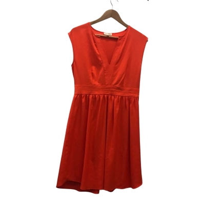 Maison Jules Womens  Size M Mini Dress Orange 