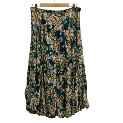 Tree of Life Womens  Size XL A-Line Skirt Floral (c)