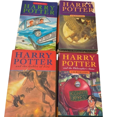 Bundle of 4 Harry Potter books