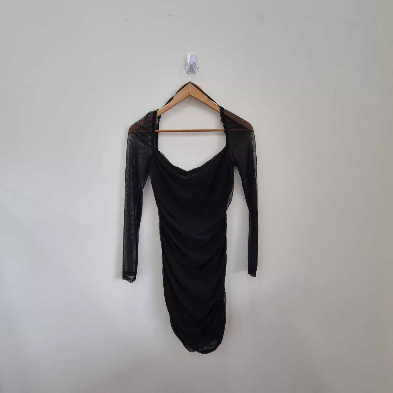 charvi long sleeve mini dress black Princess Polly Womens Size 12 Black Charvi Long Sleeve Mini Dress - New  With Tags