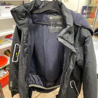  Medium Mens Black  2 piece ski/winter set