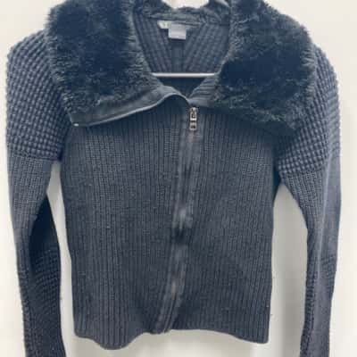Armani Exchange Womens  Size S Cardigan Black  