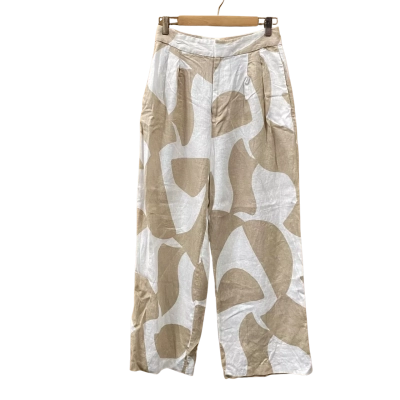 Seed Heritage Beige and Cream Print Pants Size 10 