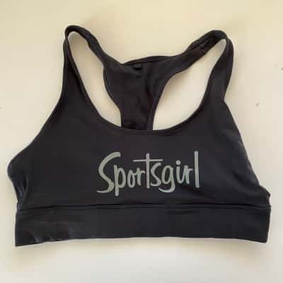 Sportsgirl Black Sport Bra Size L 