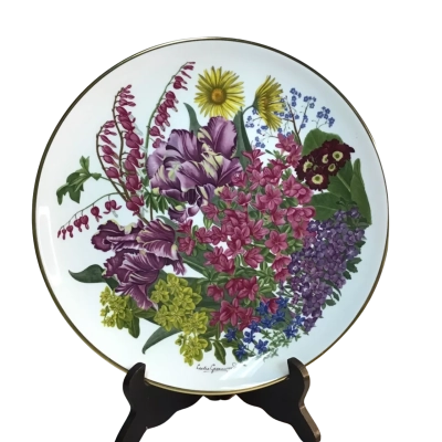 Franklin Porcelain Flowers of the Year May