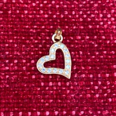  Womens Pendant Gold 375
