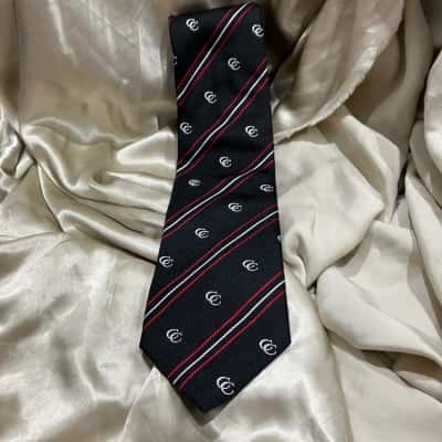 Henry Bucks Mens Ties Black  / Pattern 
