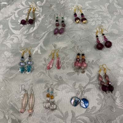  Womens Earrings Bundle Multicoloured 
