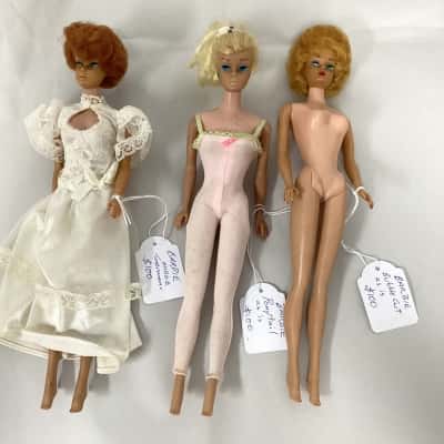 3 Vintage Barbie Midge Dolls 1962