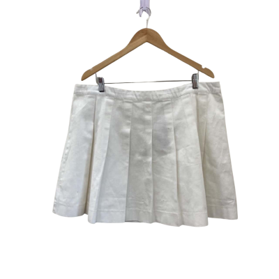 Princess Highway Womens  Size 20 Denim / Pleated Skirt White 