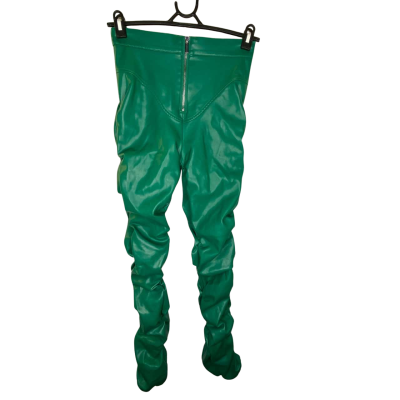  Maniere De Voir Women's  Pants Size UK 8, US 4 Green 