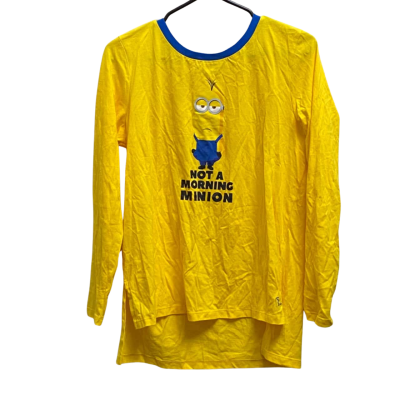 Peter Alexander Womens  Size M Long Sleeve Shirt Blue / Yellow 