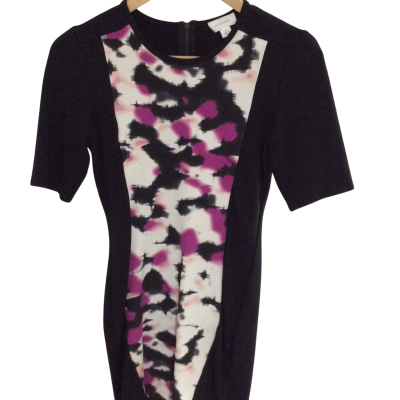 Witchery Womens  Size 8 Black  / Purple / White 