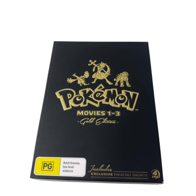 Pokémon movies 1-3 gold edition 