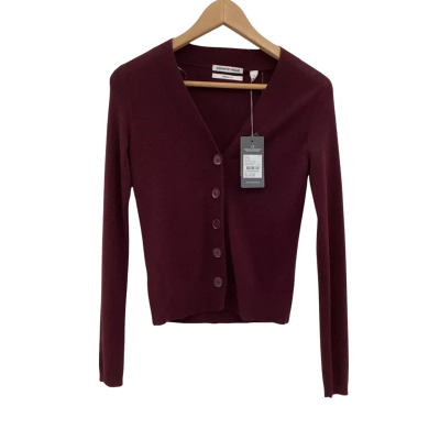 Country Road Womens  Size XS Cardigan Maroon BNWT RRP$159