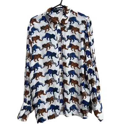 Fate & Becker Women's  Tiger Shirt Size 14 