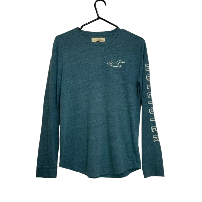 Hollister Mens  Size S Long Sleeve Shirt Blue 