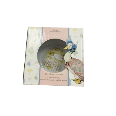 Kids Baby Wedgewood Jemima Puddle Duck Mug and Bowl Set