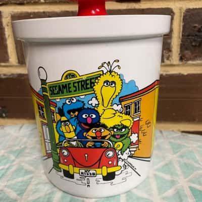 Vintage Sesame Street Canister