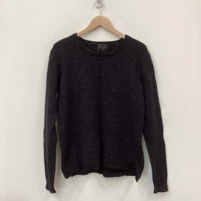 Nique Wool Blend Jumper Black - Size S
