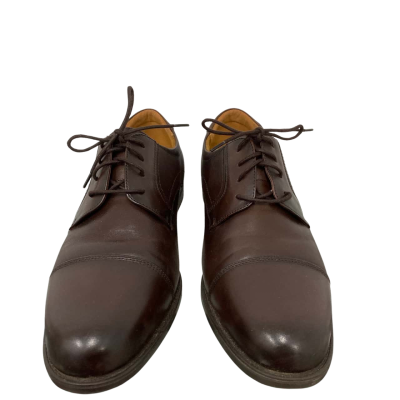Florsheim Mens  Size 12 Brown leather lace-up shoe 
