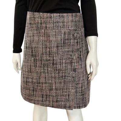 Review Size 10 A-Line Tweed Style Skirt