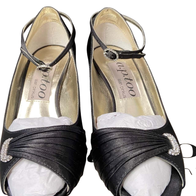 Alan Pinkus Womens  Size 7 Heels Black  